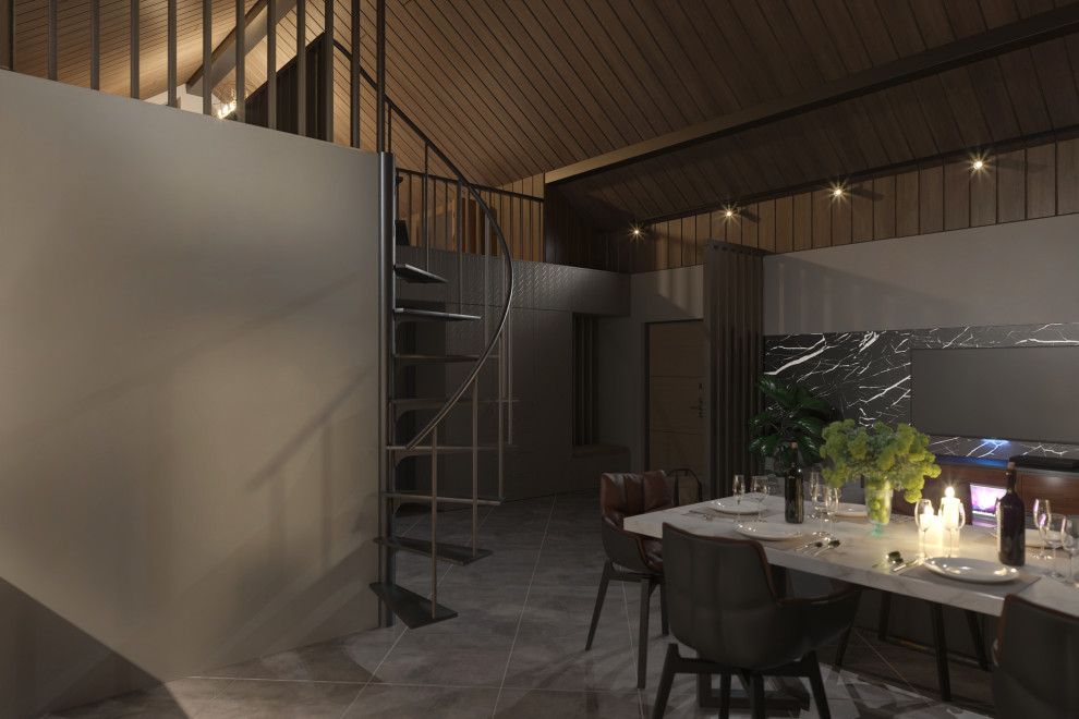 Разработка визуальной концепции шоурума (123 м2) для застройщика в г. Уфа