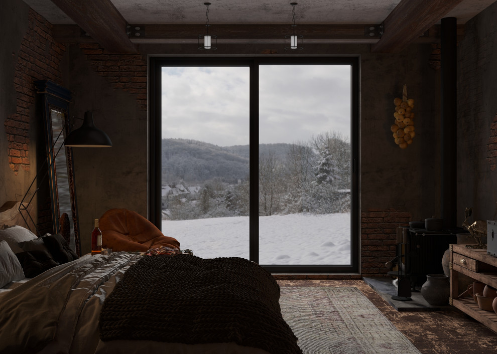 Хижина охотника в загородном комплексе