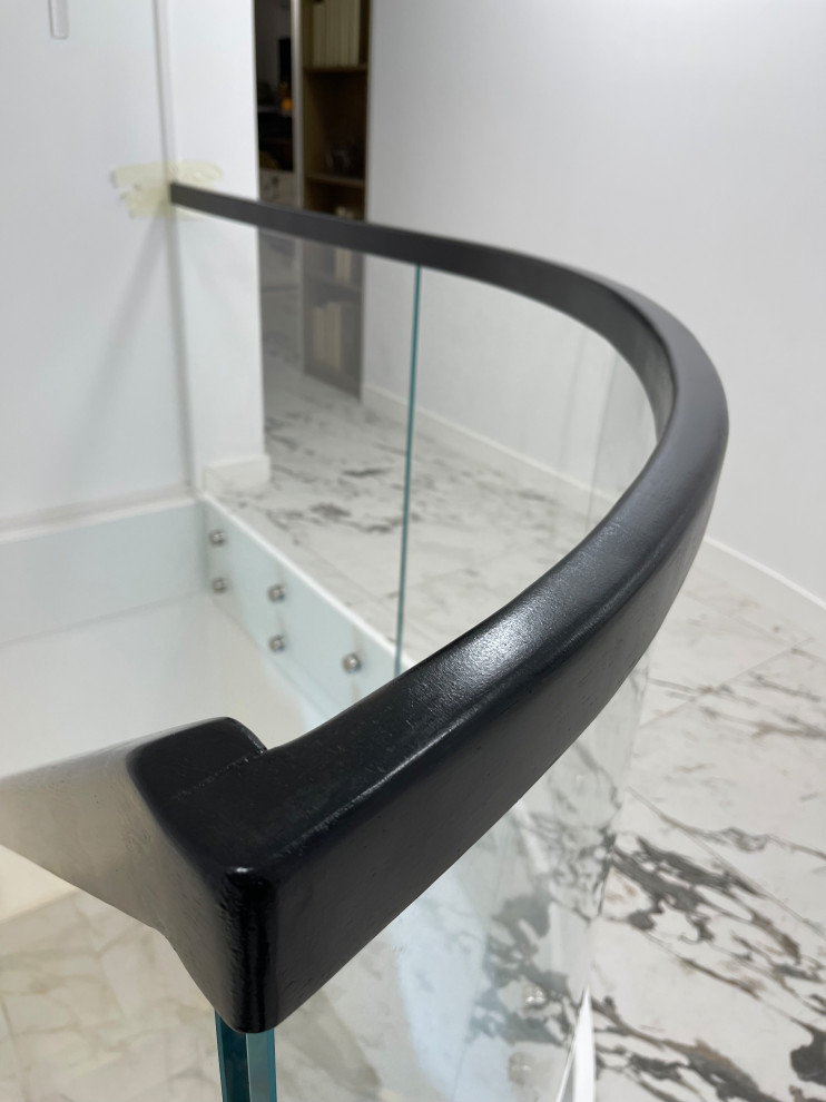 Ограждение- Гнутое стекло