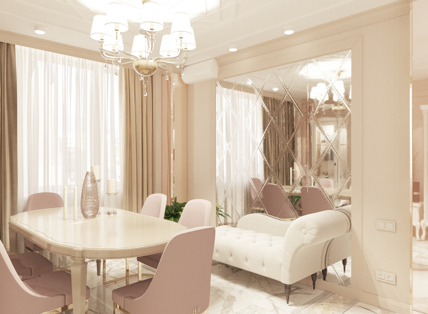 Интерьер квартиры в стиле Арт Деко