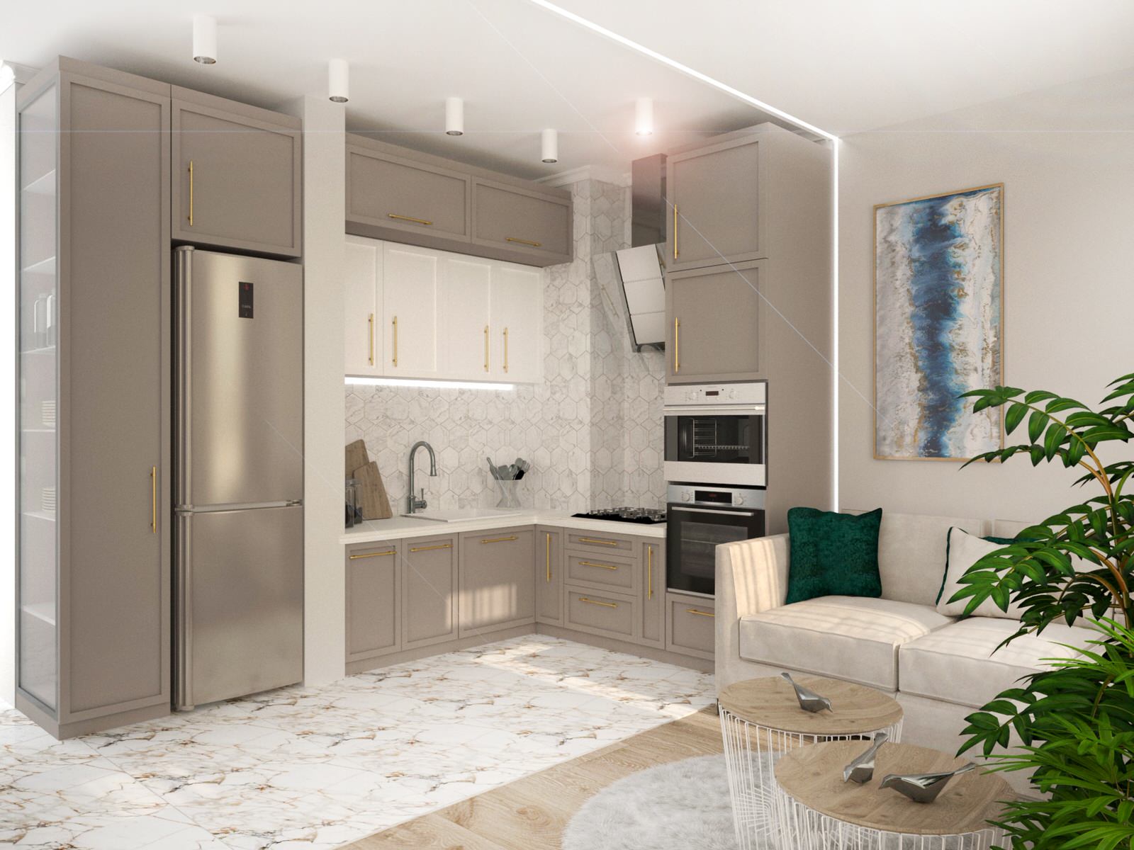 Обложка проекта: Проект квартиры для холостяка