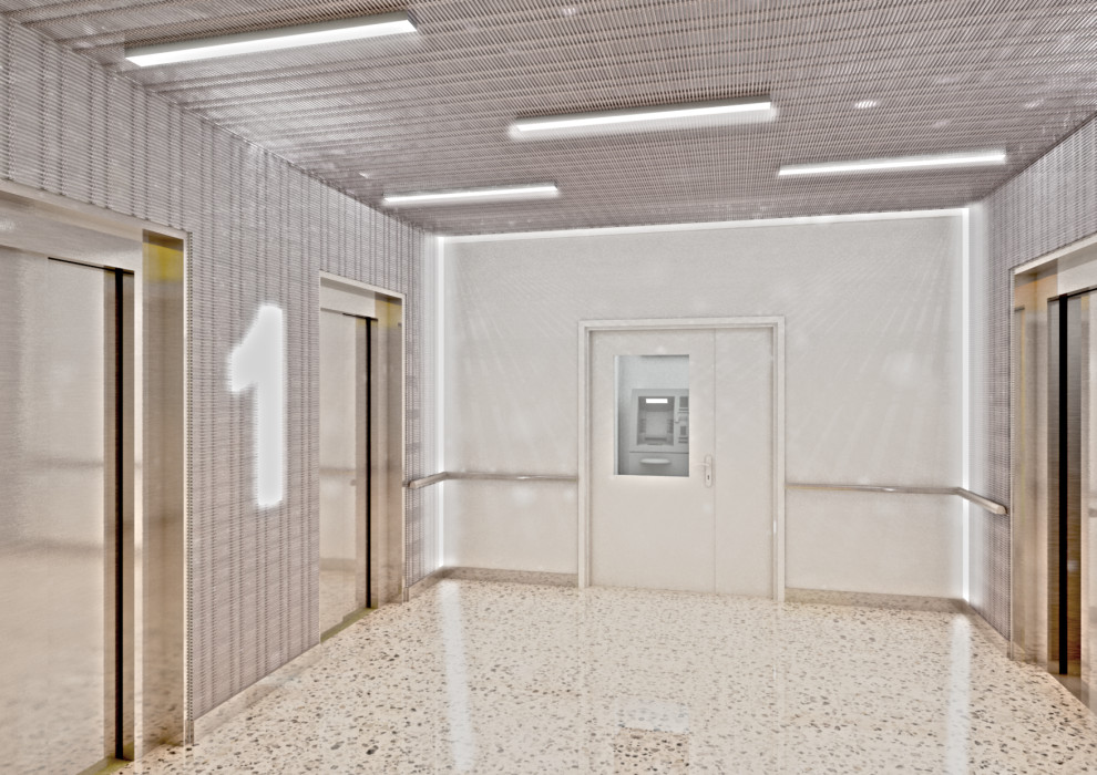 Обложка проекта: Интерьеры и экстерьеры корпуса ЛКК -Институт мозга человека им. Н.П. Бехтеревой