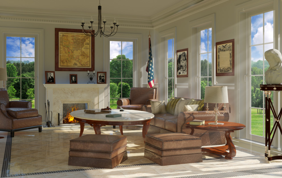 Обложка проекта: Colonial Style House