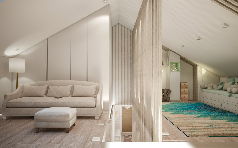 Интерьер загородного дома "Весенняя"