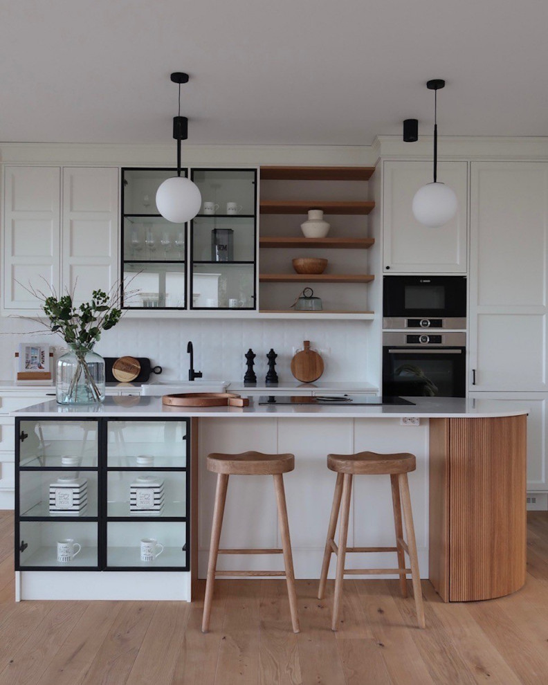 Белая кухня с Noble Supreme White от Technistone