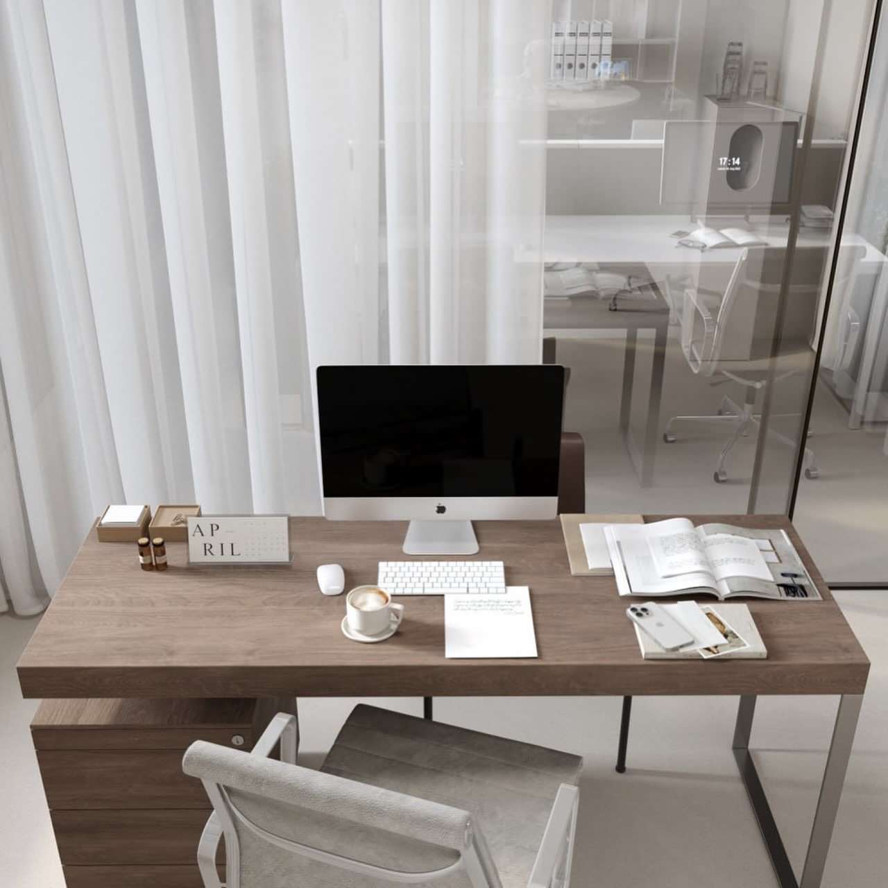 Обложка проекта: Дизайн-проект офиса, 80 кв.м