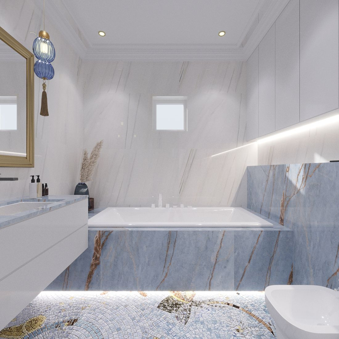 House Design in Pastel Shades