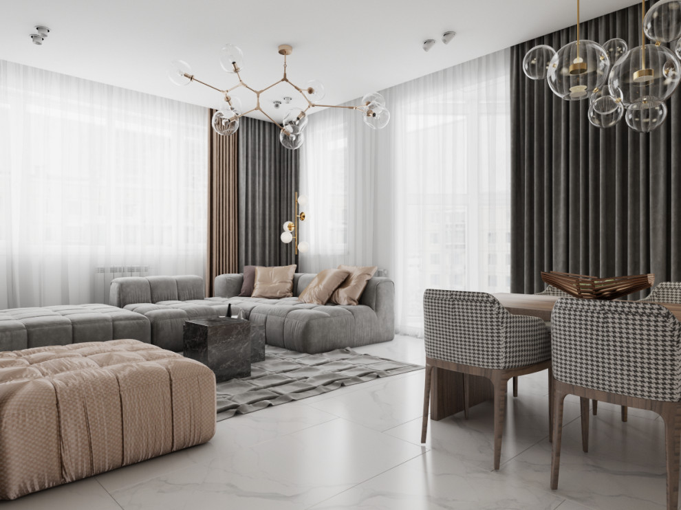 №14. Стильный и сильный интерьер в центре города Иркутск.