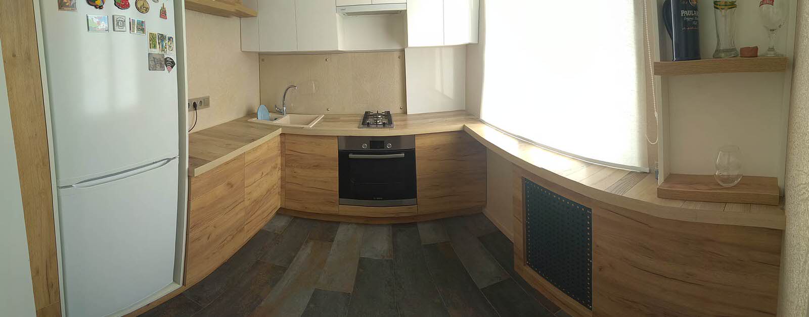 Кухни с фасадами из пластика