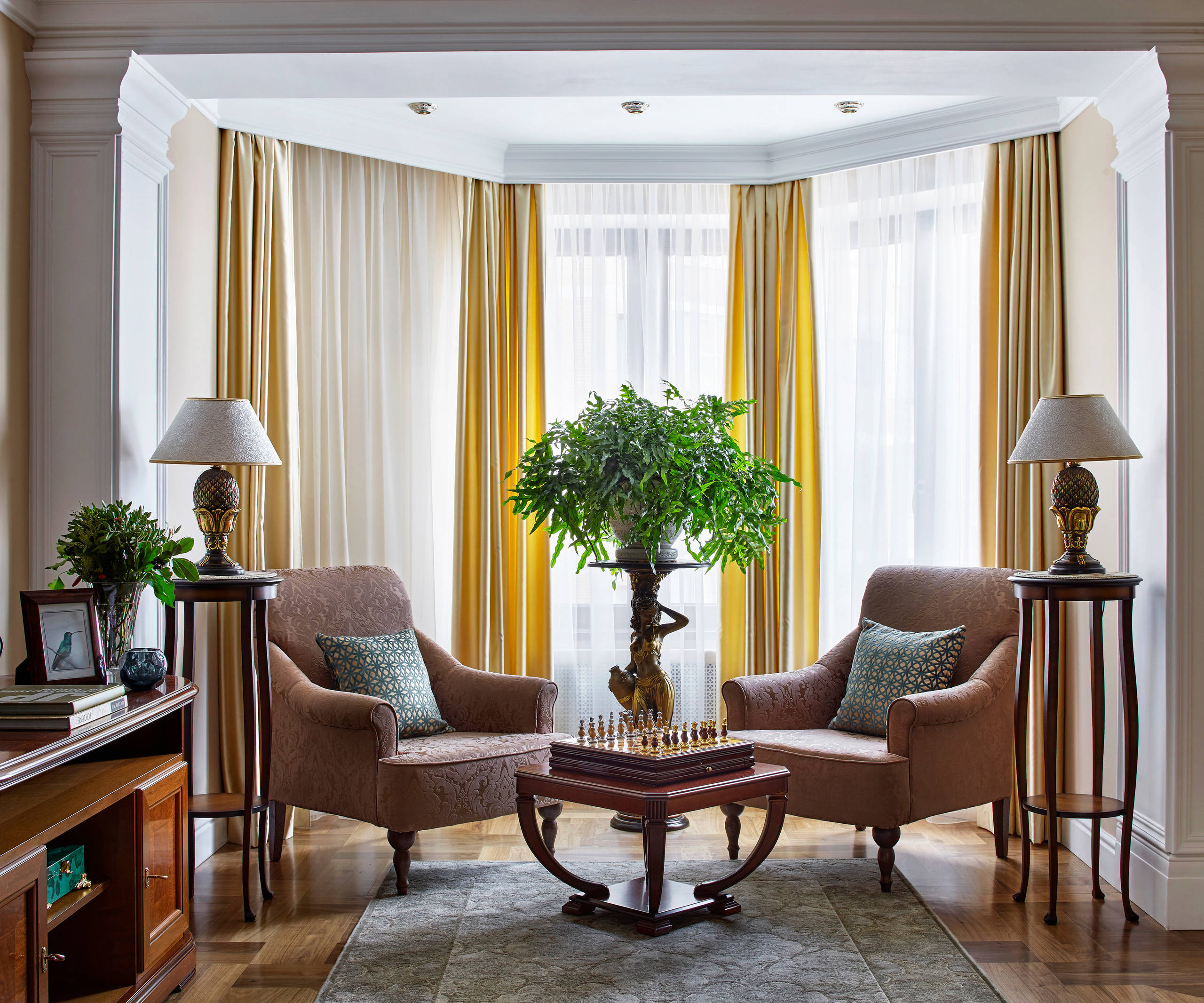 Houzz тур: Сдержанная классика в московской квартире