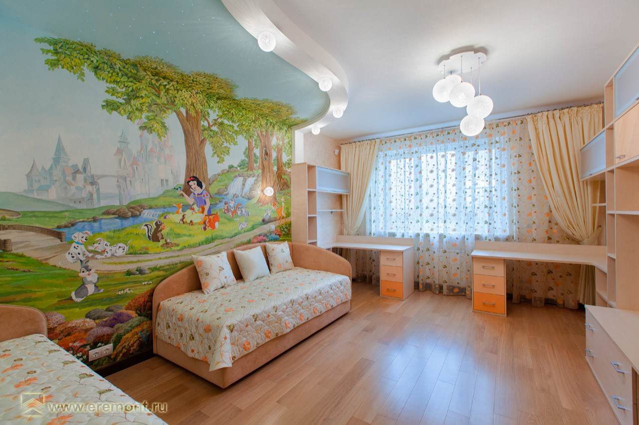 Дизайн и ремонт в квартире в Мытищах — Простая геометрия