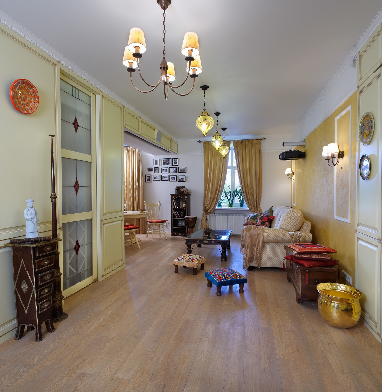 Обложка проекта: Квартира с колоритом Индии