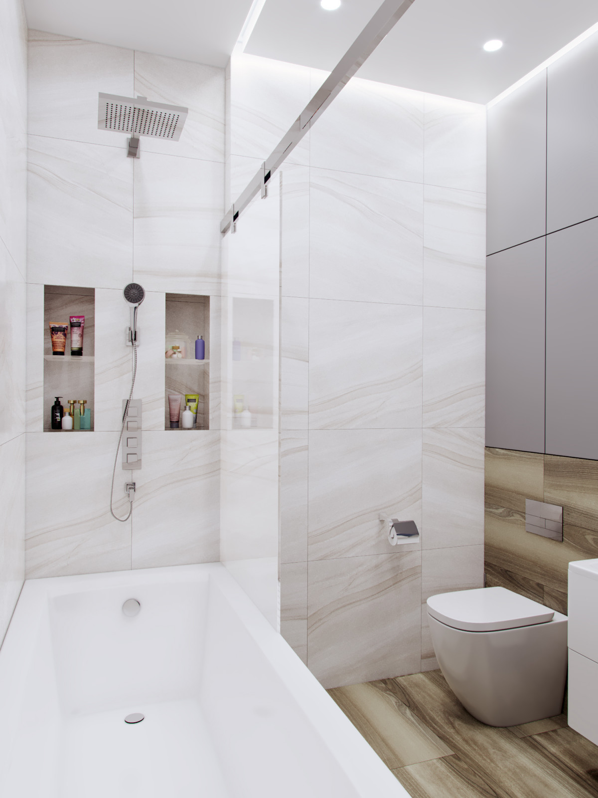 Дизайн двухкомнатной квартиры 44 м2