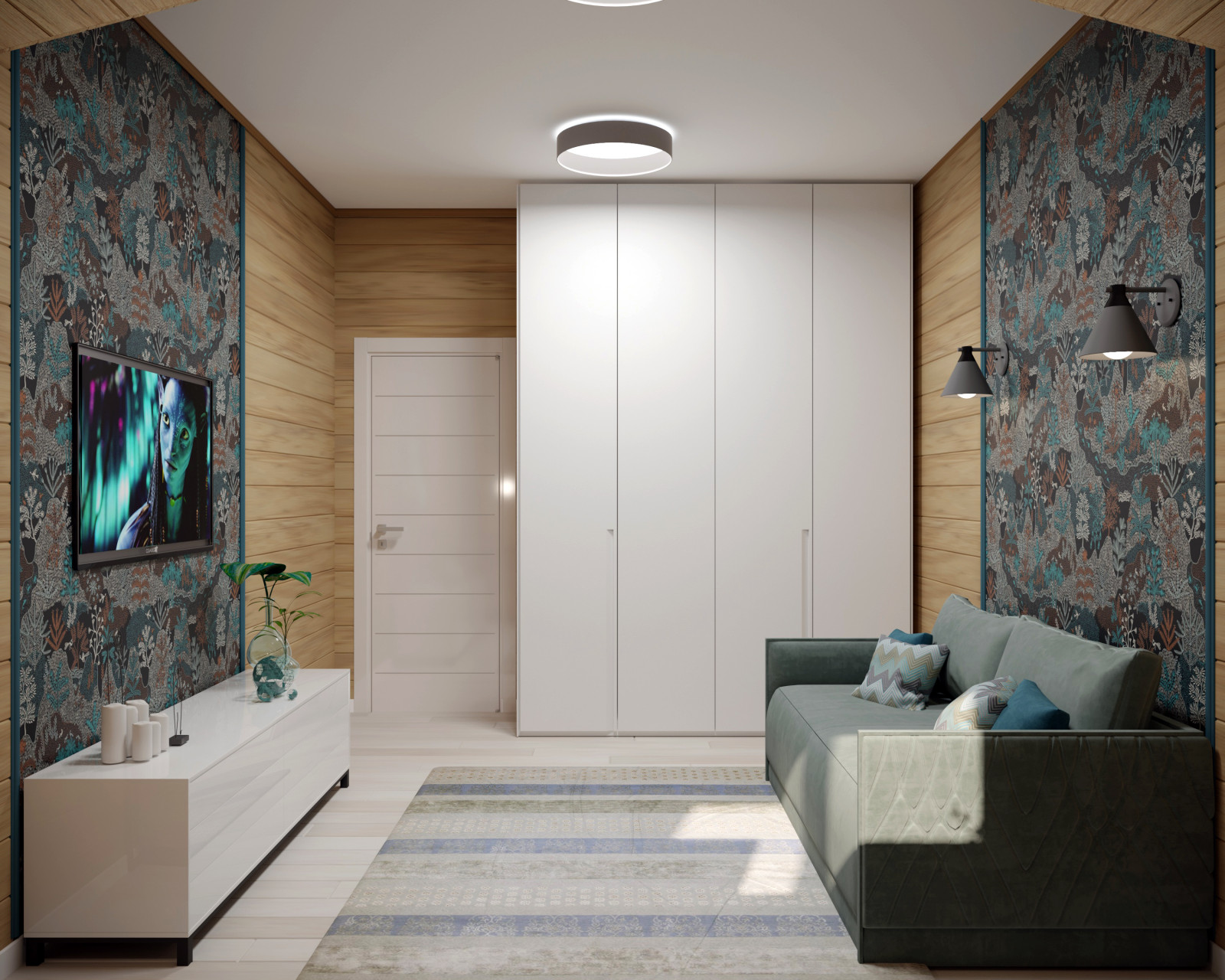 Интерьер жилого домас мансардой,г. Бор