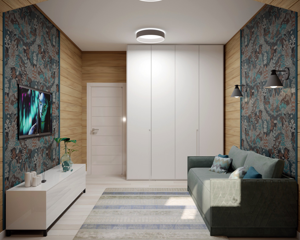 Интерьер жилого домас мансардой,г. Бор