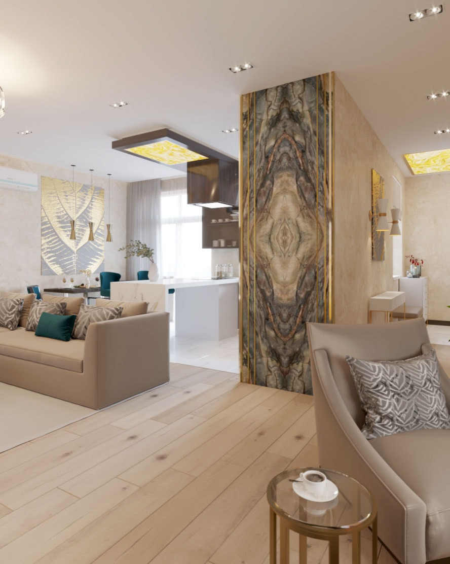 ЖК Скандинавия, 3 комнаты, 105 м²