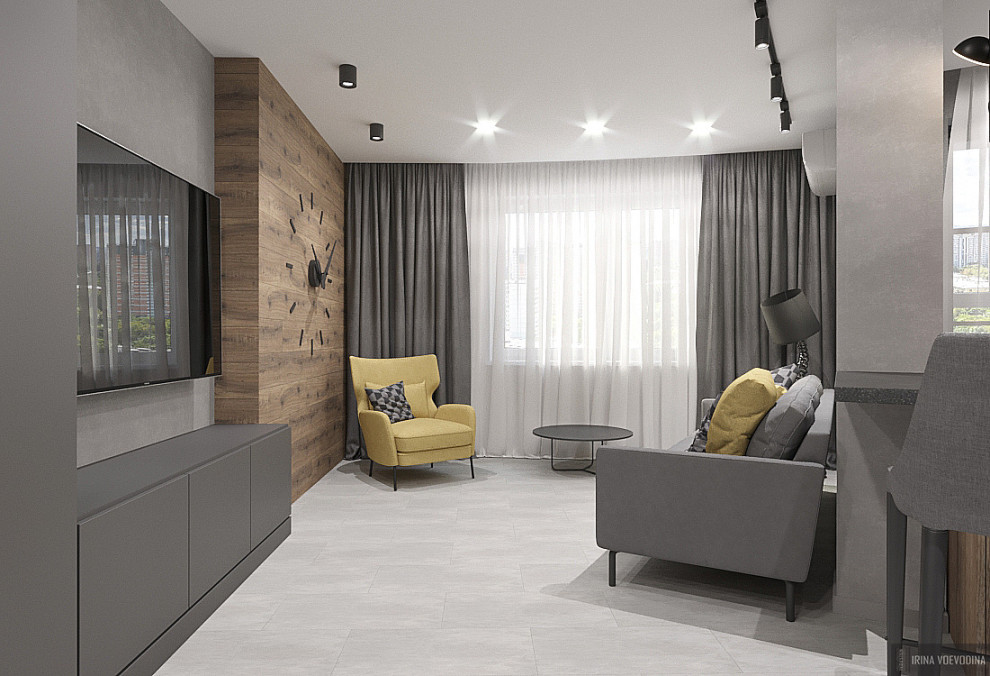 Проект 3-х комнатной квартиры для молодой семьи