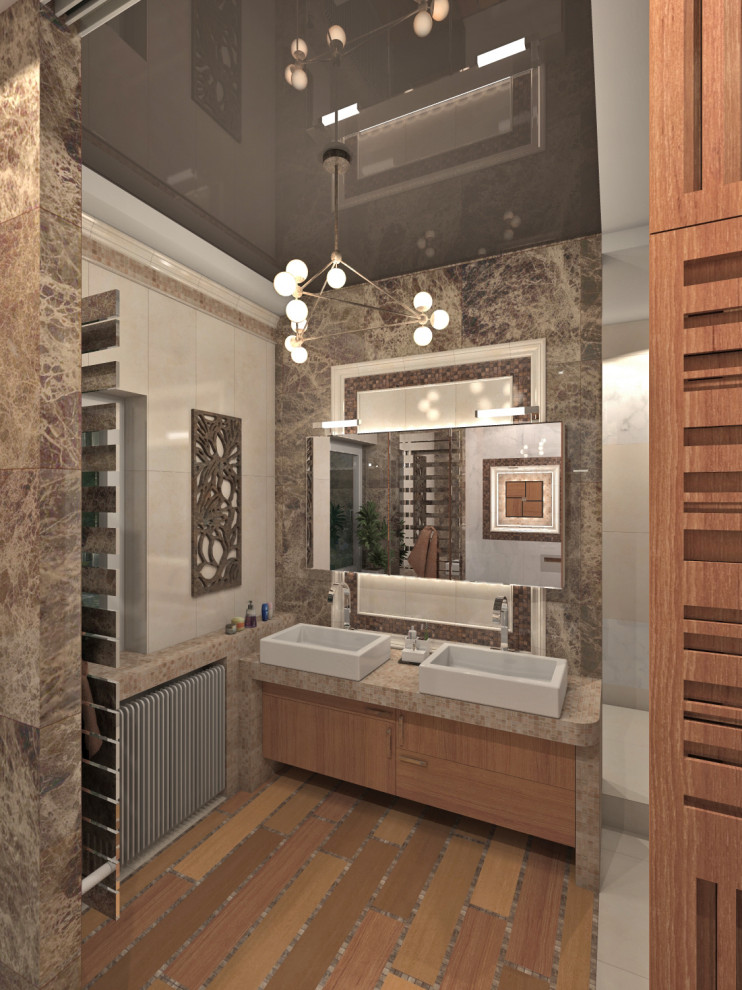 Обложка проекта: Ванная в нео-классическом стиле