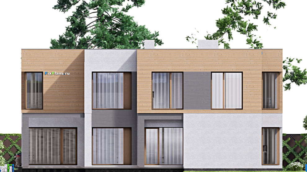 Проект двухэтажного дома 16х24 м S333м2 F-16658