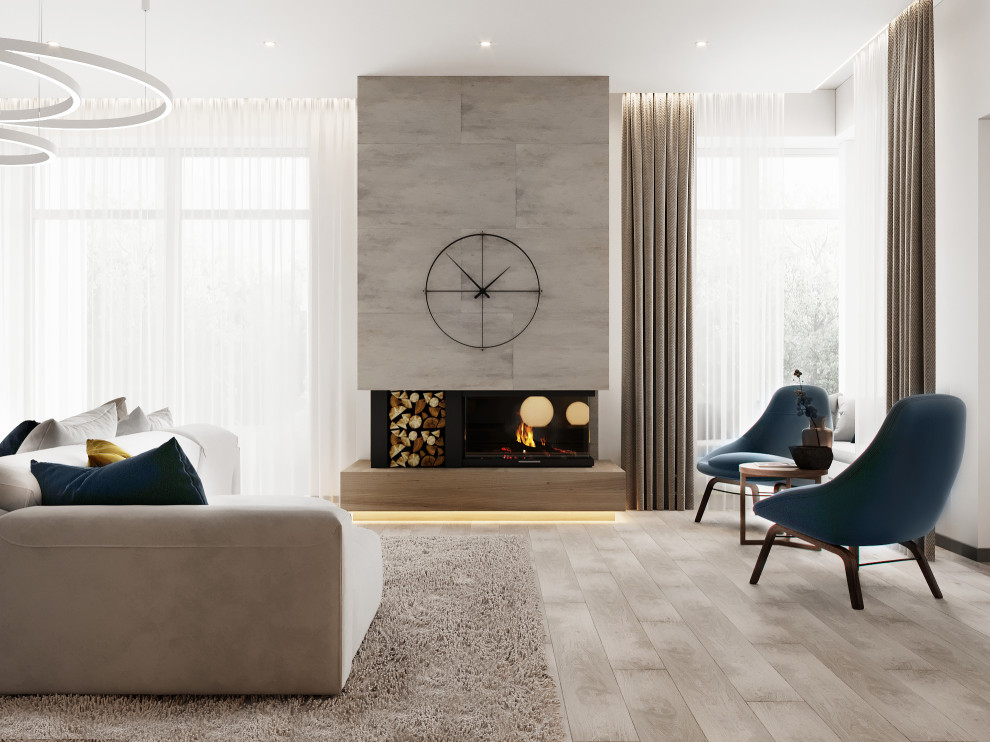 кухня-гостиная в доме в п.Княжий