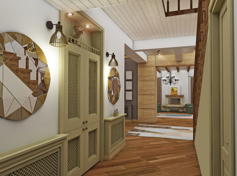 Обложка проекта: Сельский дом с "Экстравагантным" характером