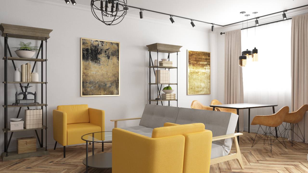 Обложка проекта: Трёхкомнатная квартира