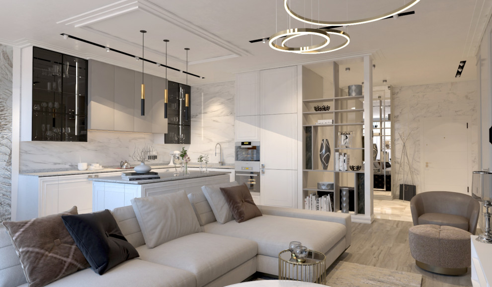 Проект интерьера квартиры в жк "Адмирал" г.Ростов-на-Дону