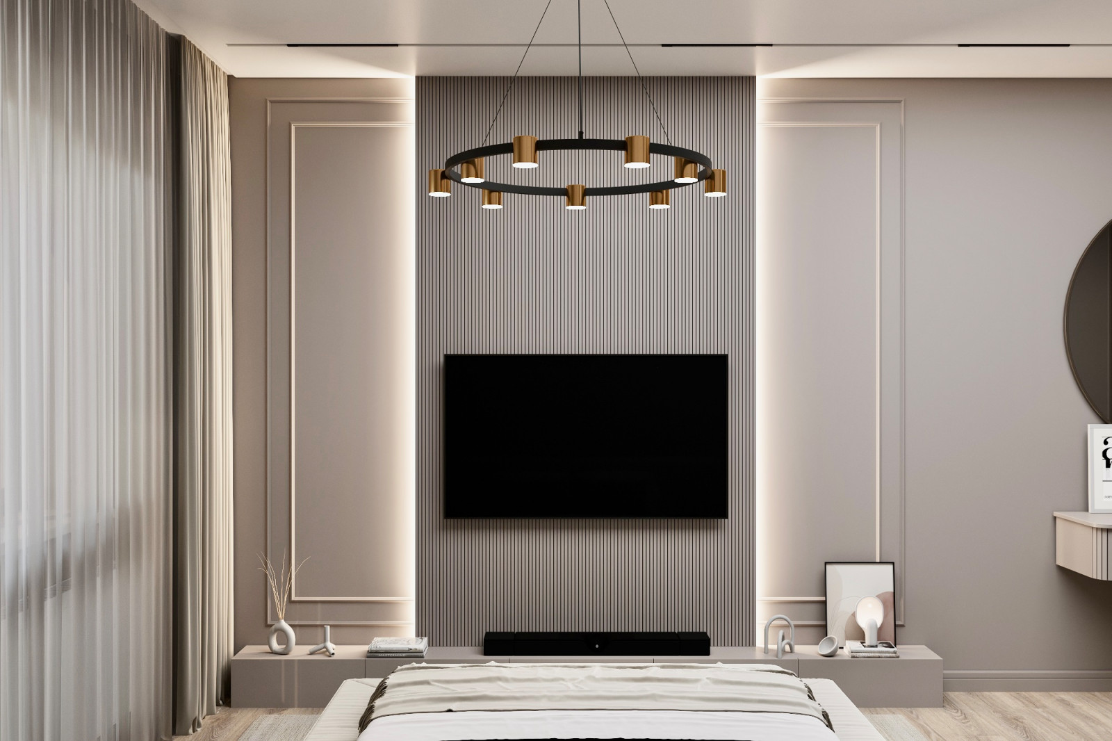 Дизайн-проект квартиры 87 кв м в современном стиле