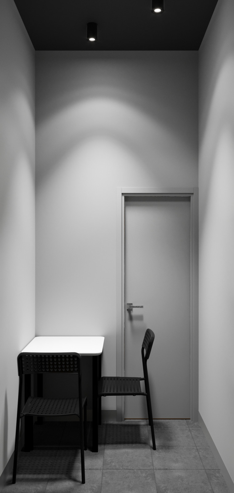 Кофейня в тропическом стиле. Проект