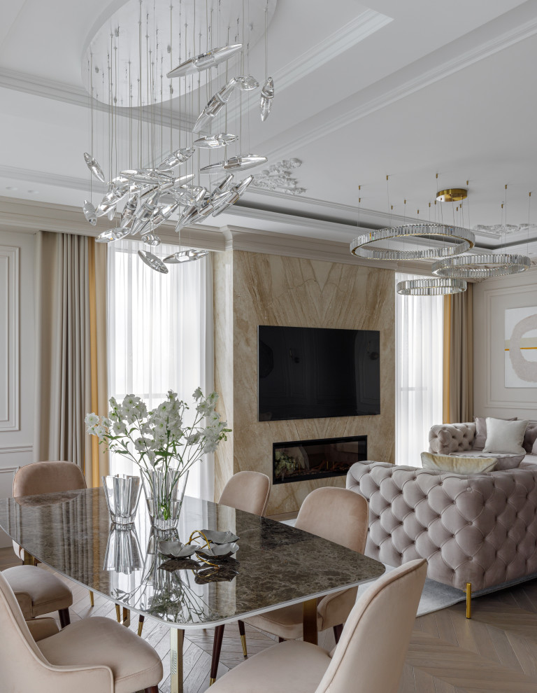 Дизайн-проект квартиры 139 м2 в ЖК "Spires"