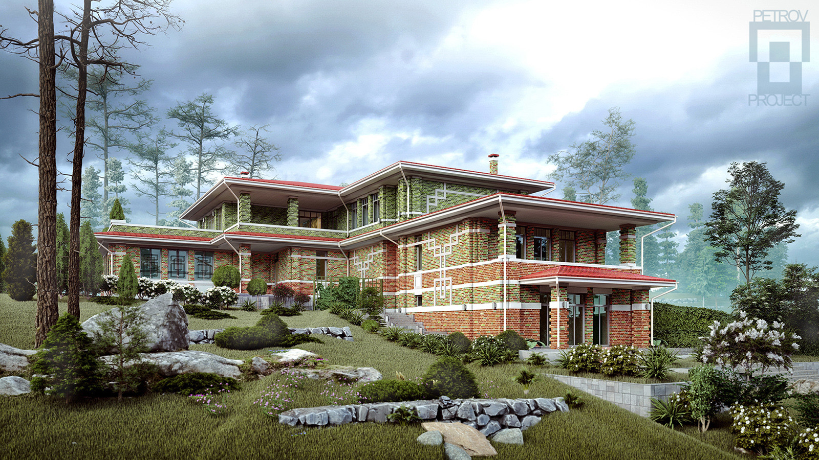 Обложка проекта: Зеленый склон \ Green Hill Mansion