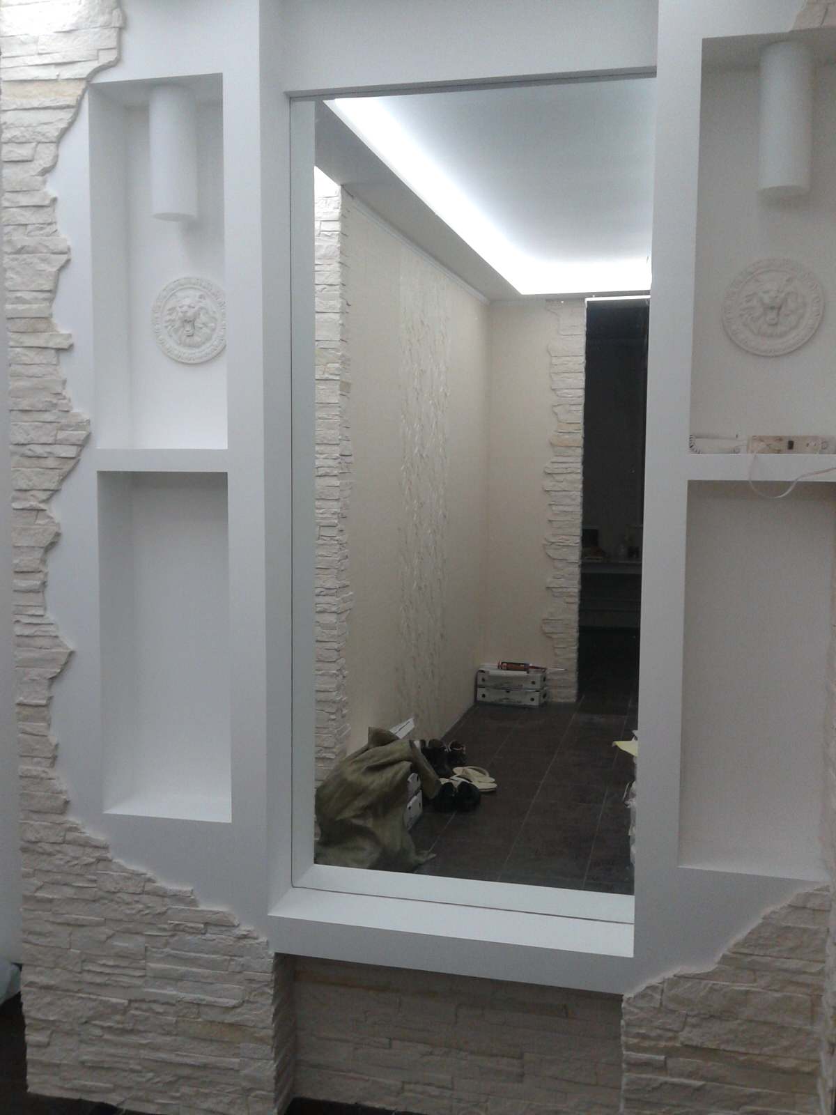 Обложка проекта: заказчик Владимир 3-х комнатная квартира потолки и ниши