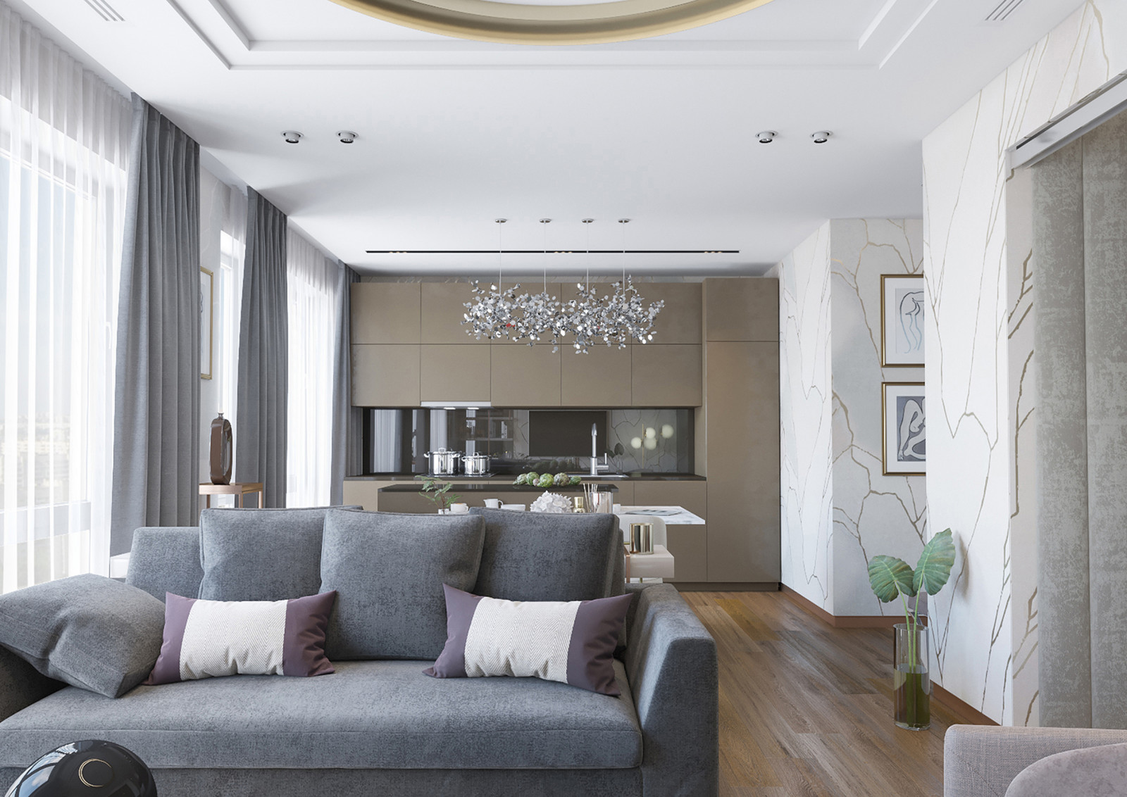 Квартира 43м.кв.В современном стиле