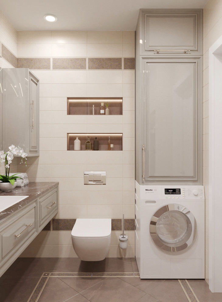 Дизайн однокомнатной квартиры в стиле современная классика