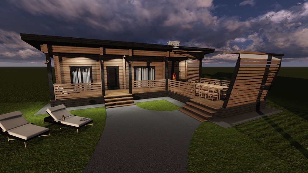 Баня из профилированного бруса