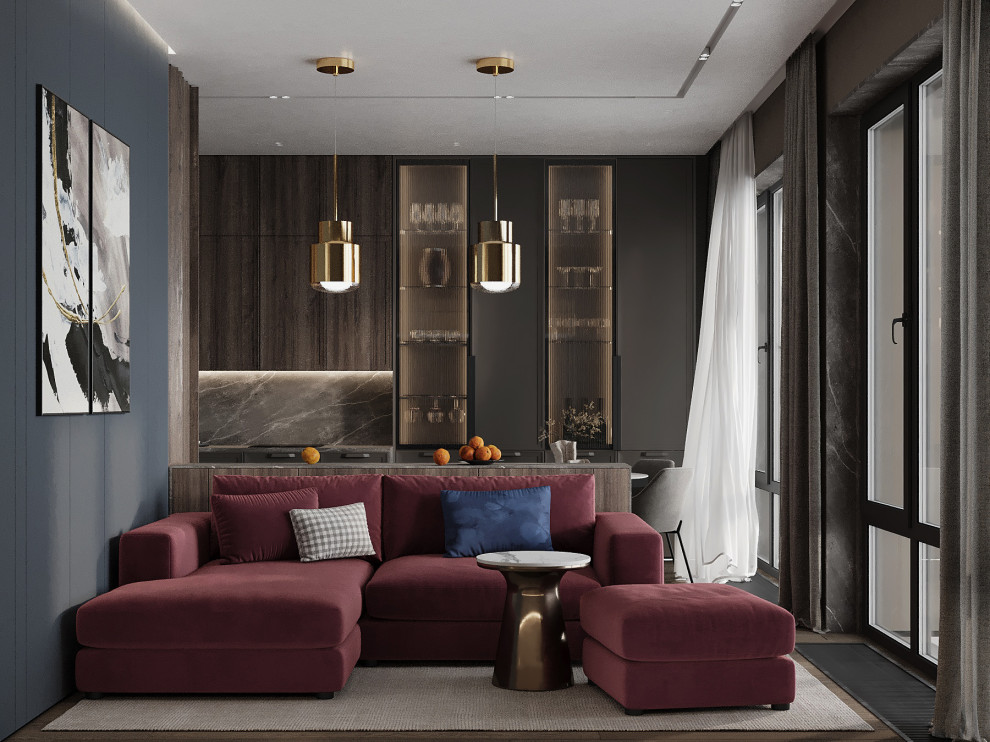 Обложка проекта: 3-х комнатная квартира в ЖК River Park в Москве. Проект