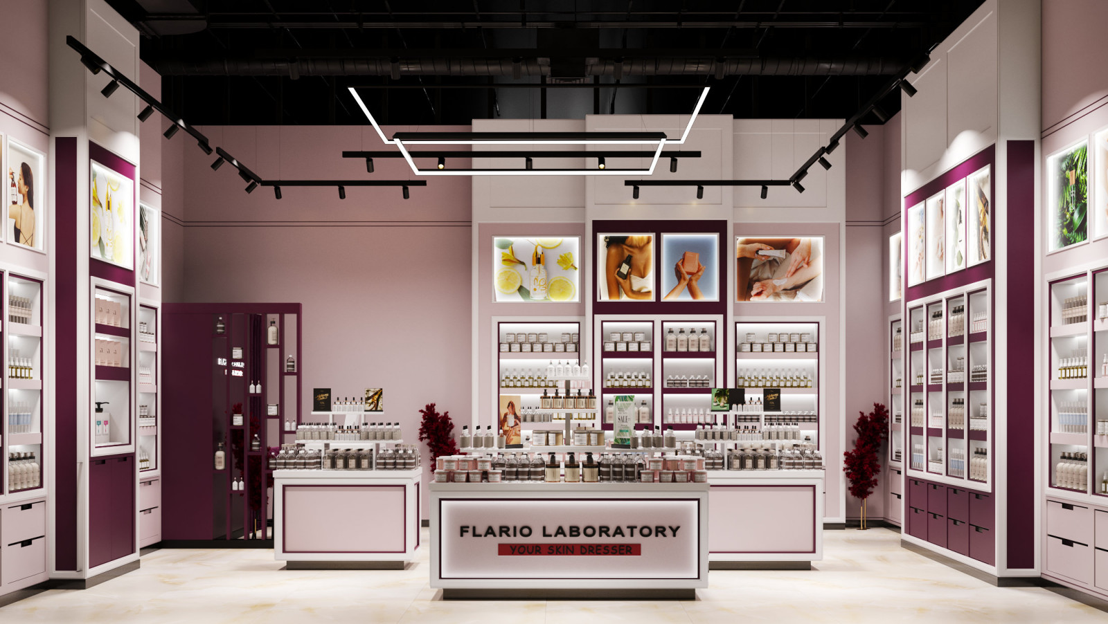 Обложка проекта: Дизайн-проект магазина FLARIO LABORATORY в ТЦ Minsk City Mall