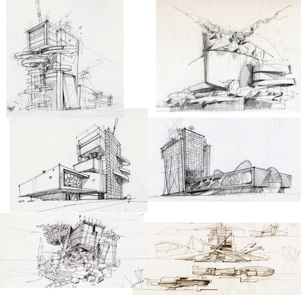 Эскизы - архитектура