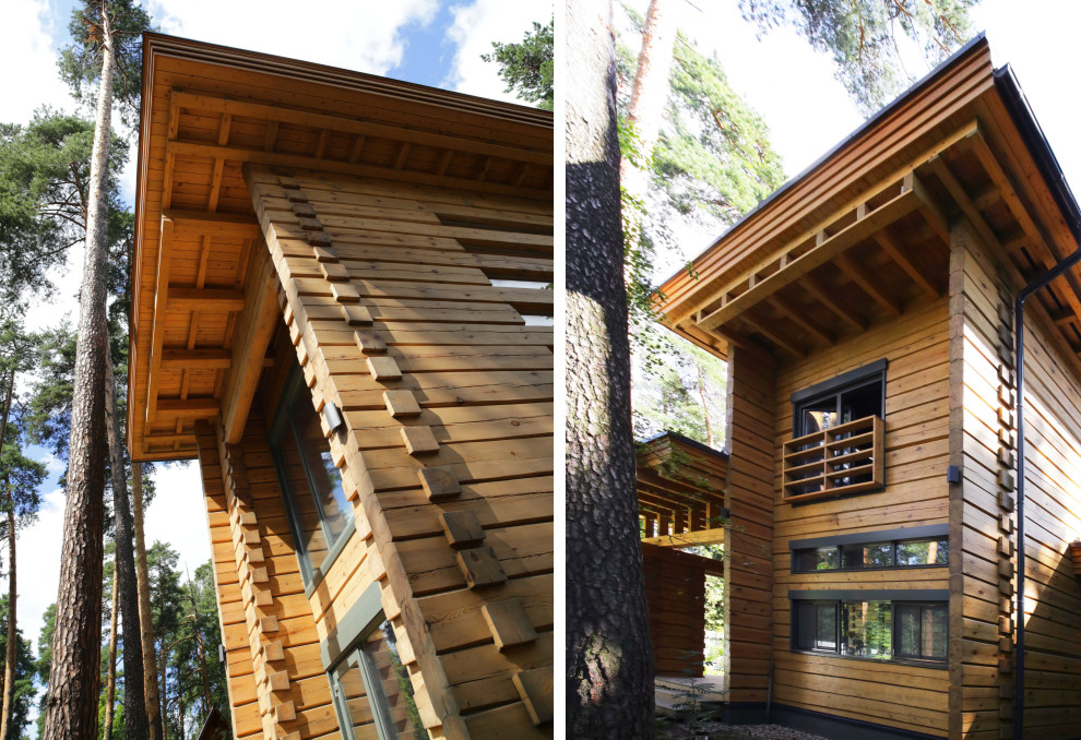 Дом в сосновом лесу