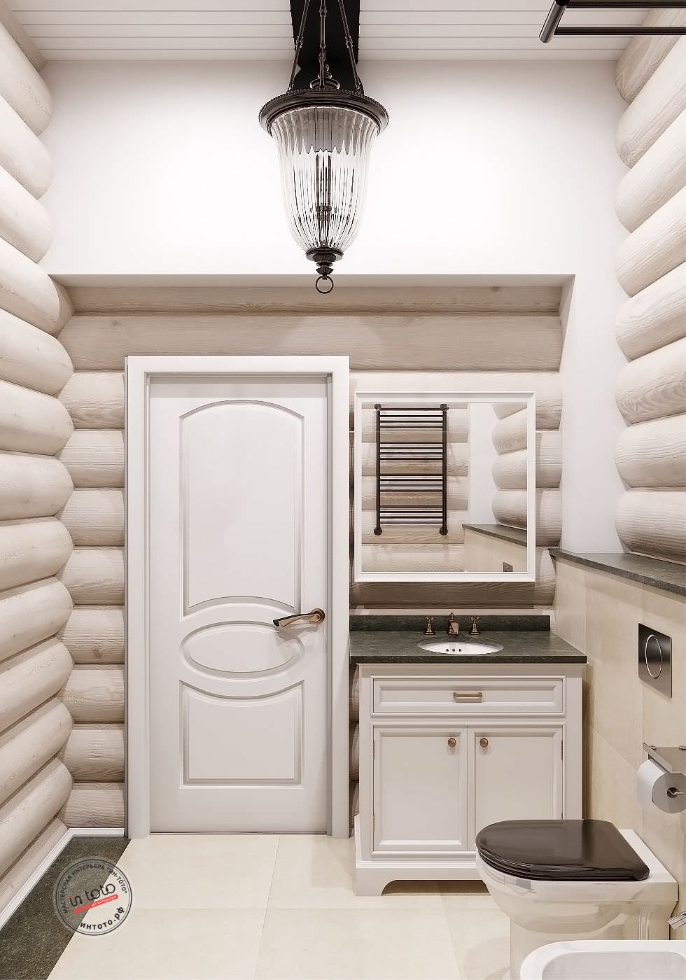 Дом из кругляка в Иркутске