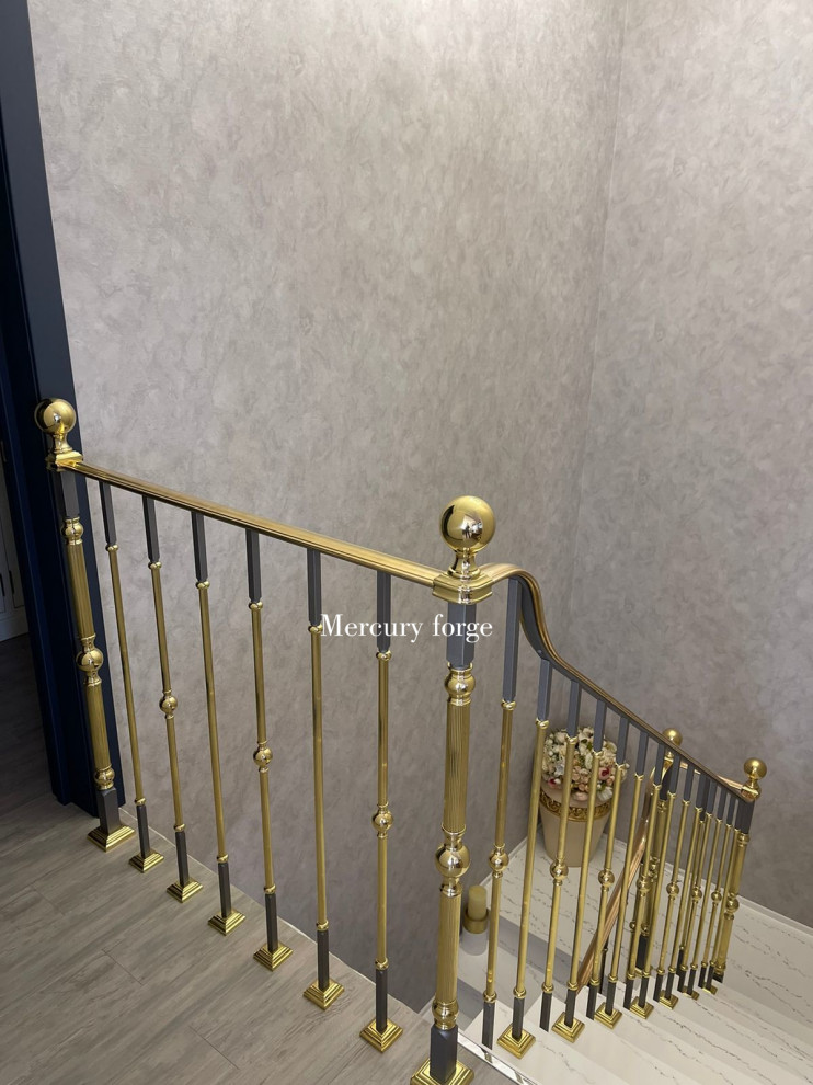 Лестница, латунное ограждение, Grande forge(Франция), коллекция "Графиня"