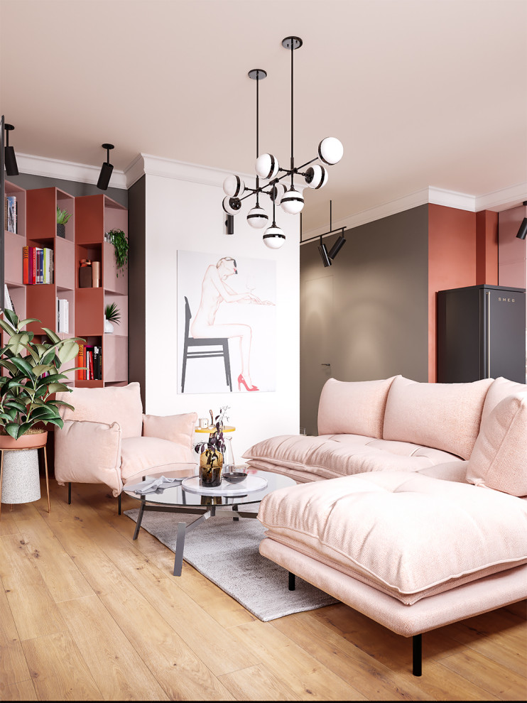 Квартира-полустудия для молодой девушки #oh_stolica