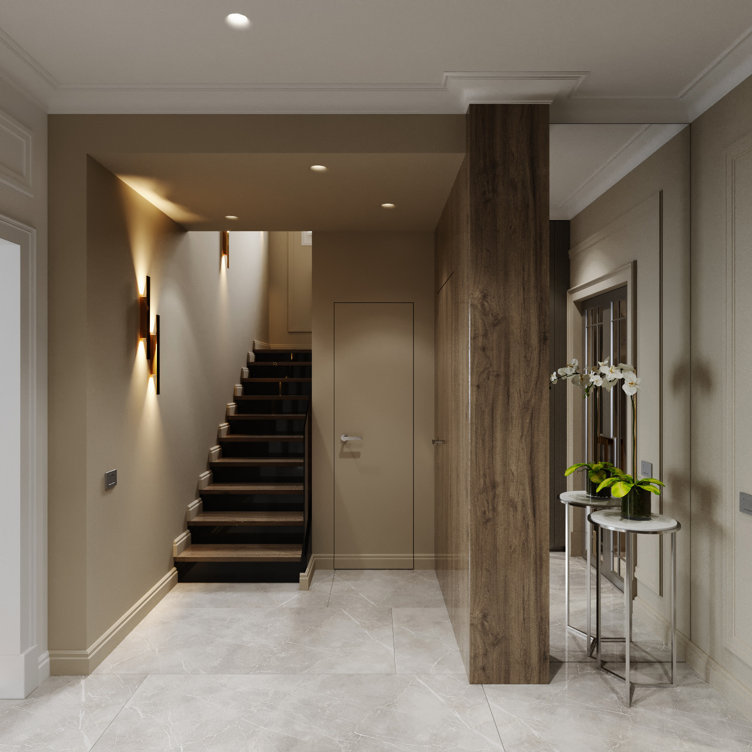 Проект интерьера таунхауса