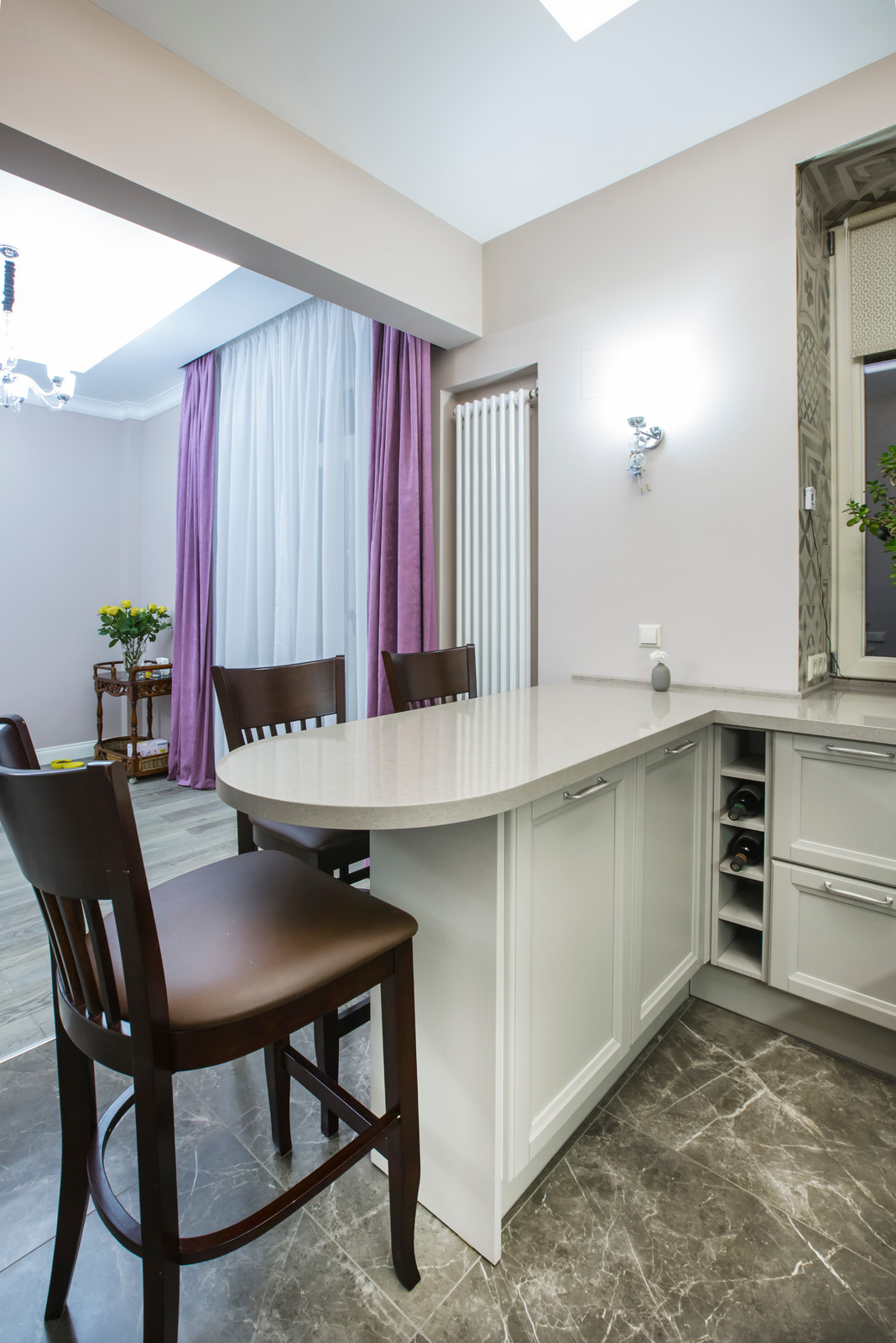 Кухня в московской квартире