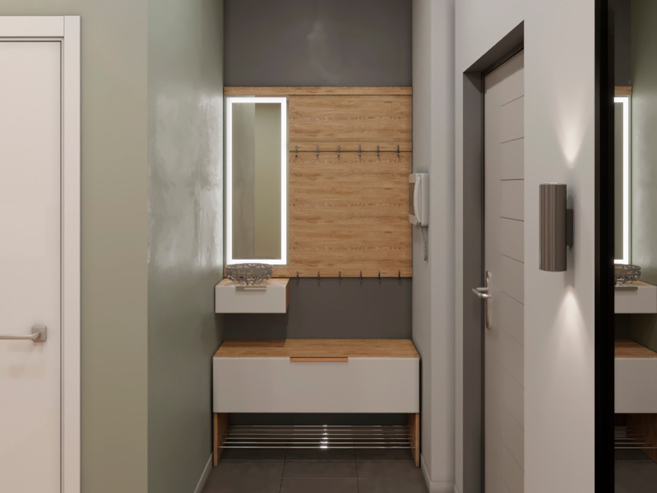 Дизайн интерьера квартиры в современном стиле в Екатеринбурге.