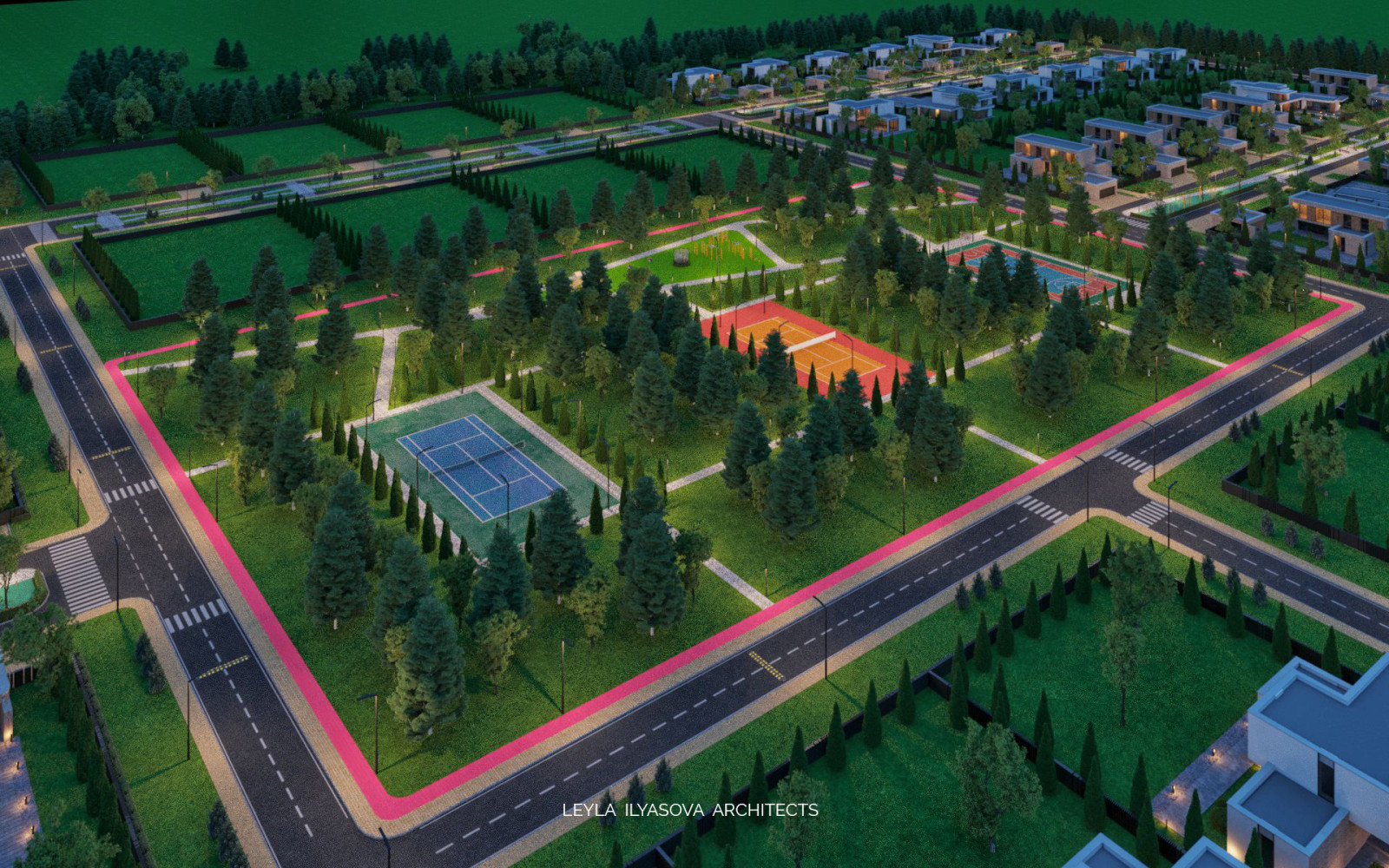 Обложка проекта: Коттеджный поселок