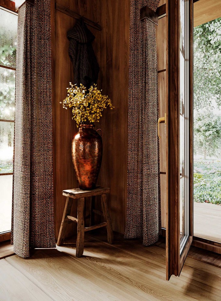 Загородный деревянный дом