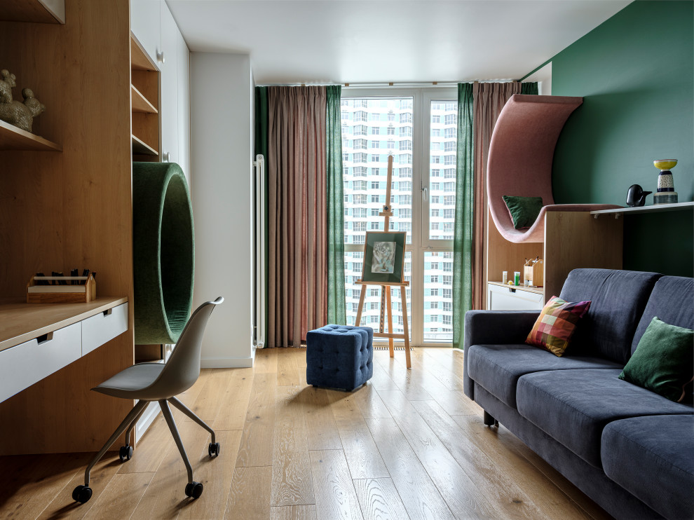 Houzz тур: Квартира для семьи — с рисунками сына на стенах