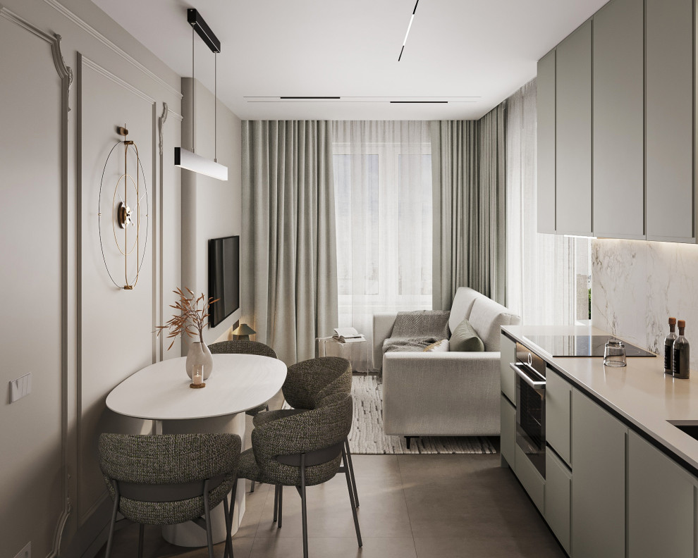 Дизайн-проект 3х-комнатной квартиры в "ЖК БелАрт", 78 кв.м