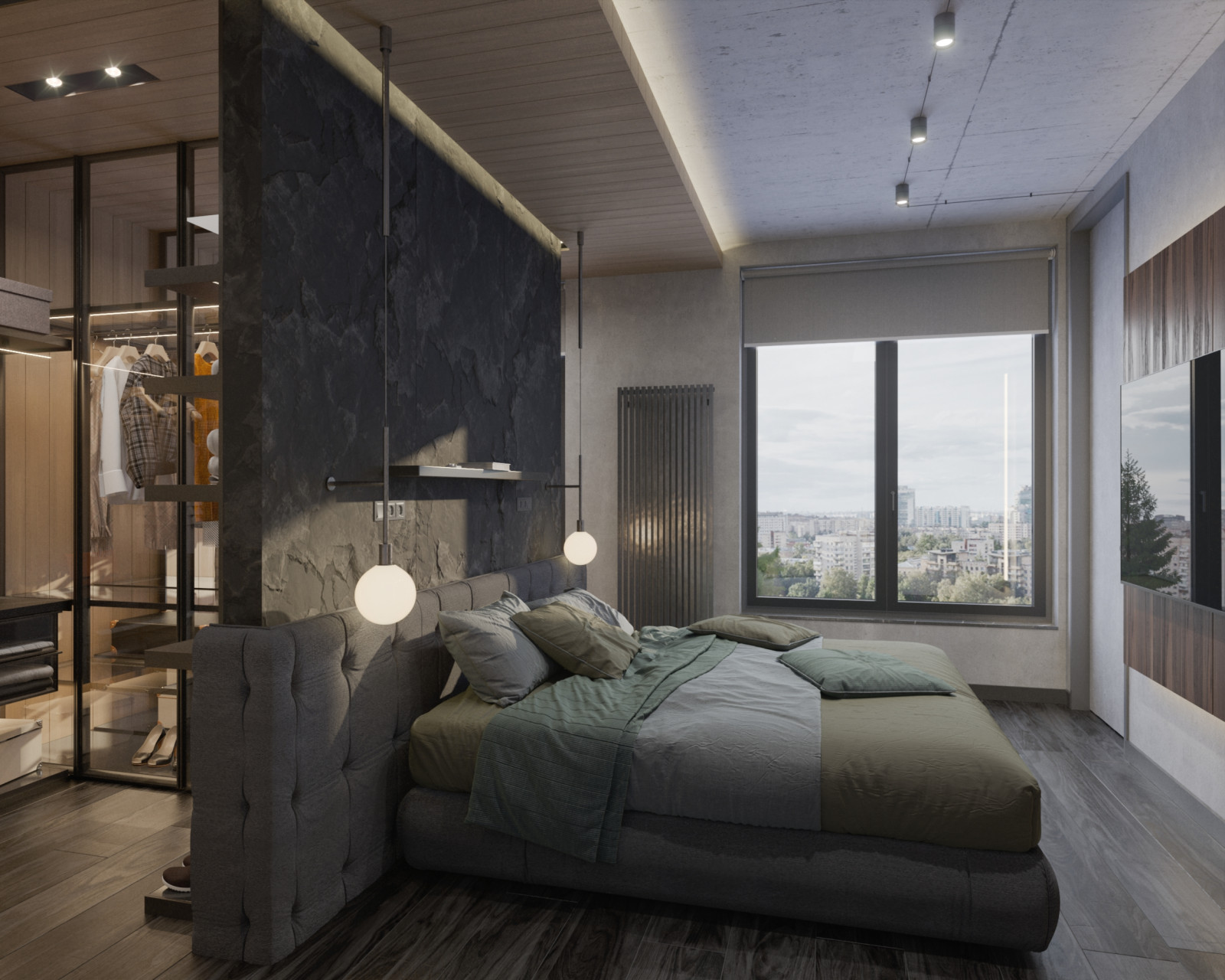 Квартира в стиле лофт, 105 м2